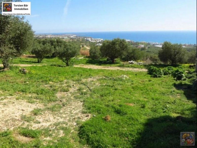 Makrigialos Kreta, Makrigialos Grundstück von 2.000m² mit wunderschönem Meerblick. Grundstück kaufen
